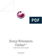 Sony Ericsson Cedar: Extended User Guide