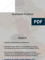 Qualidade Proteina
