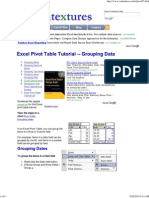Excel Pivot Table Tutorial ..