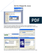 Koneksi Java Dengan Ms. Access
