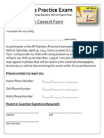 Ap Exam Consent Form 2014