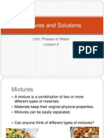 Mixtures and Solutions LP