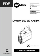 Download MIller Dynasty 200 DX User Manual by nomuse SN218485109 doc pdf