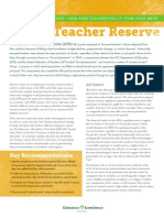 Absent Teacher Reserve