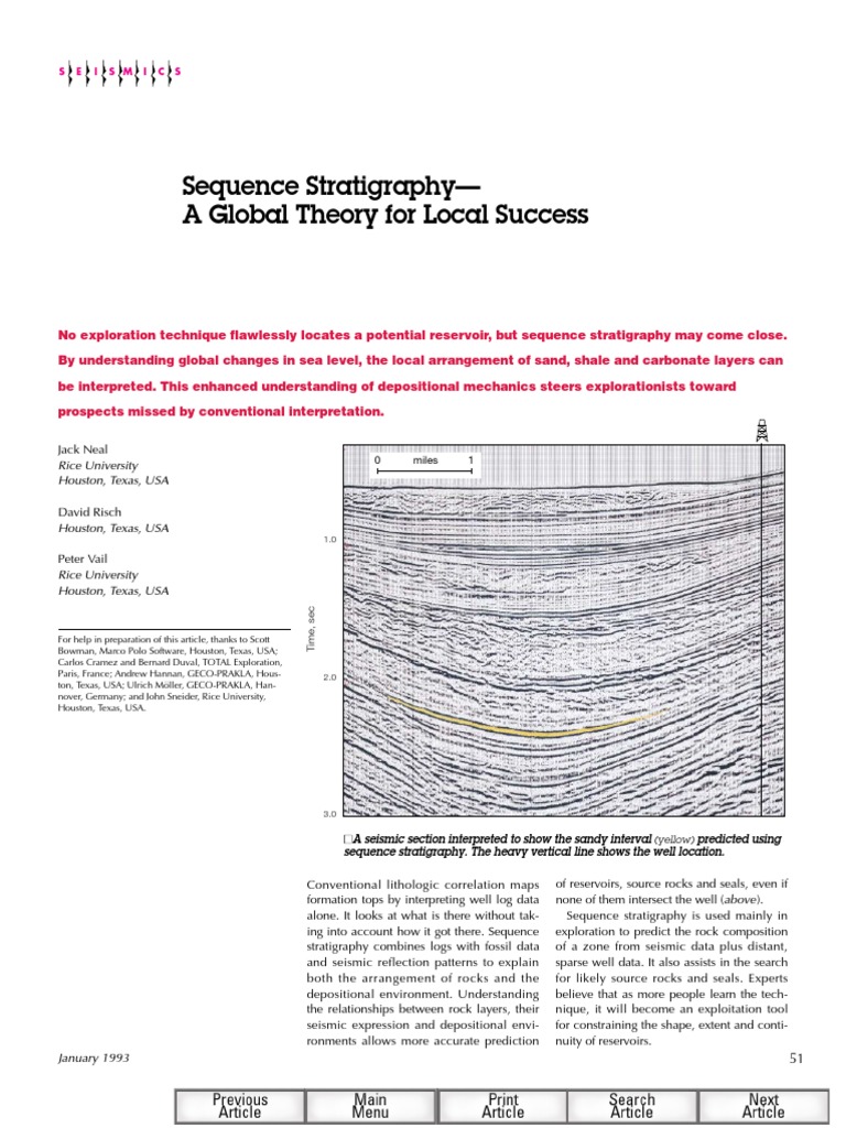 Sequence Stratigraphy for Reservoir Prediction | PDF | Stratigraphy ...