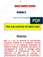 The balanced scorecard framework