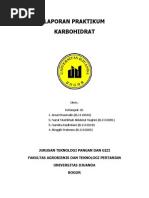 Download laporan praktikum karbohidrat by Febdian Logis Rohmanto SN218503508 doc pdf