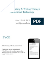 Critical Reading & Writing Through Instructional Technology: Alan J. Reid, Ph.D. Areid@coastal - Edu