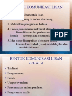 Komunikasi Lisan