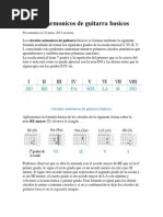 Circulos Armonicos de Guitarra Basicos