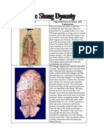 The Shang Dynasty T Chart