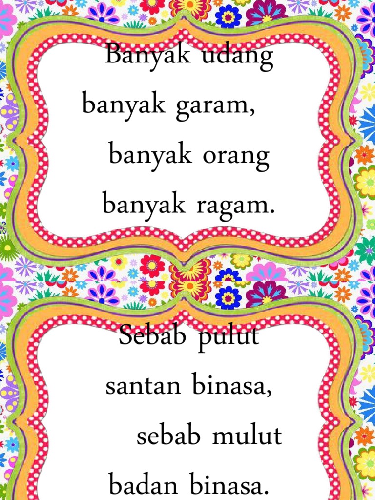 Pantun 2 Kerat Pdf