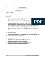 Syllabus Politica y Legislacion Educacional