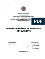 Gestión estratégica de relaciones con el cliente