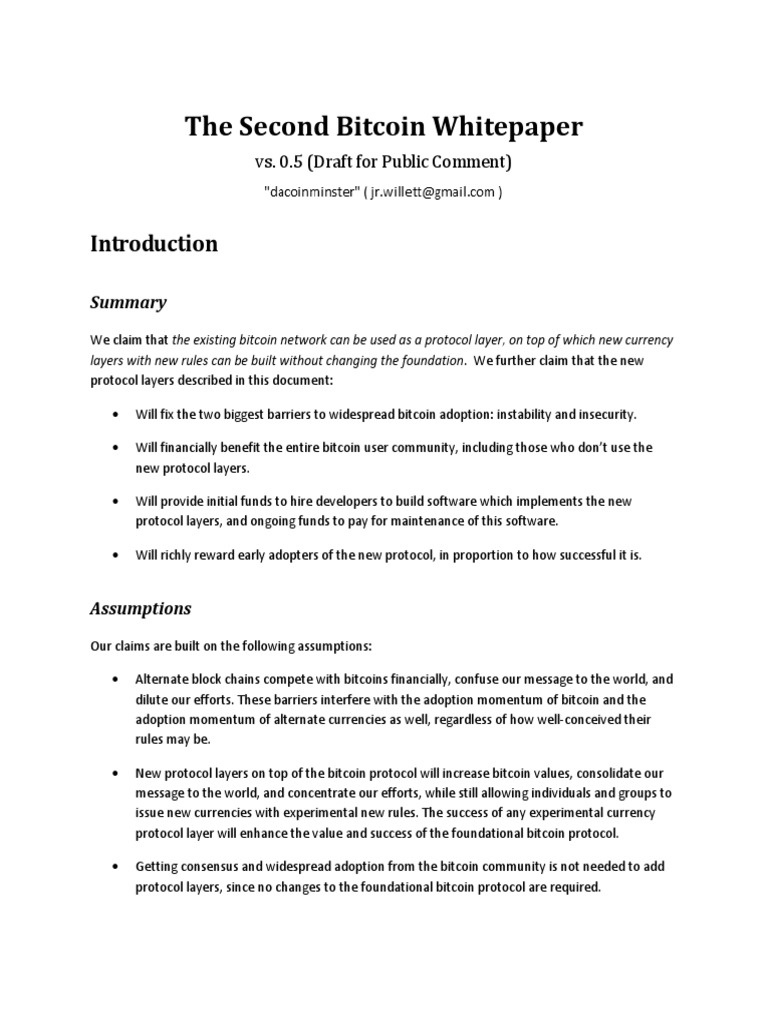 Bitcoin Protocol Layer Innovations | PDF | Bitcoin | Communications  Protocols