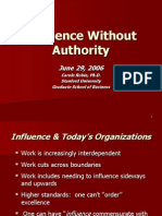 Influence Without Authority