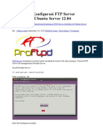Install Dan Konfigurasi FTP Server