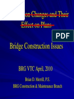 Bridge Construction Issue