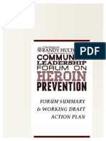 Community Leadership Forum On Heroin Prevention