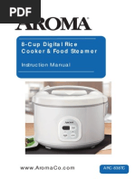 ARC 838TC InstructionManual Rice Cooker Aroma