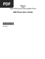 Motorola i880 User Guide