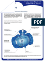Two-Piece Mounted Trunnion Ball Valve