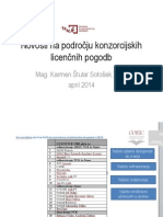 Novosti na področju konzorcijskih licenčnih pogodb