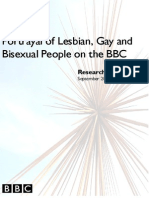 Portrayal of LGB People On The BBC