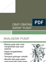 Obat Obatan Sistem Saraf Pusat