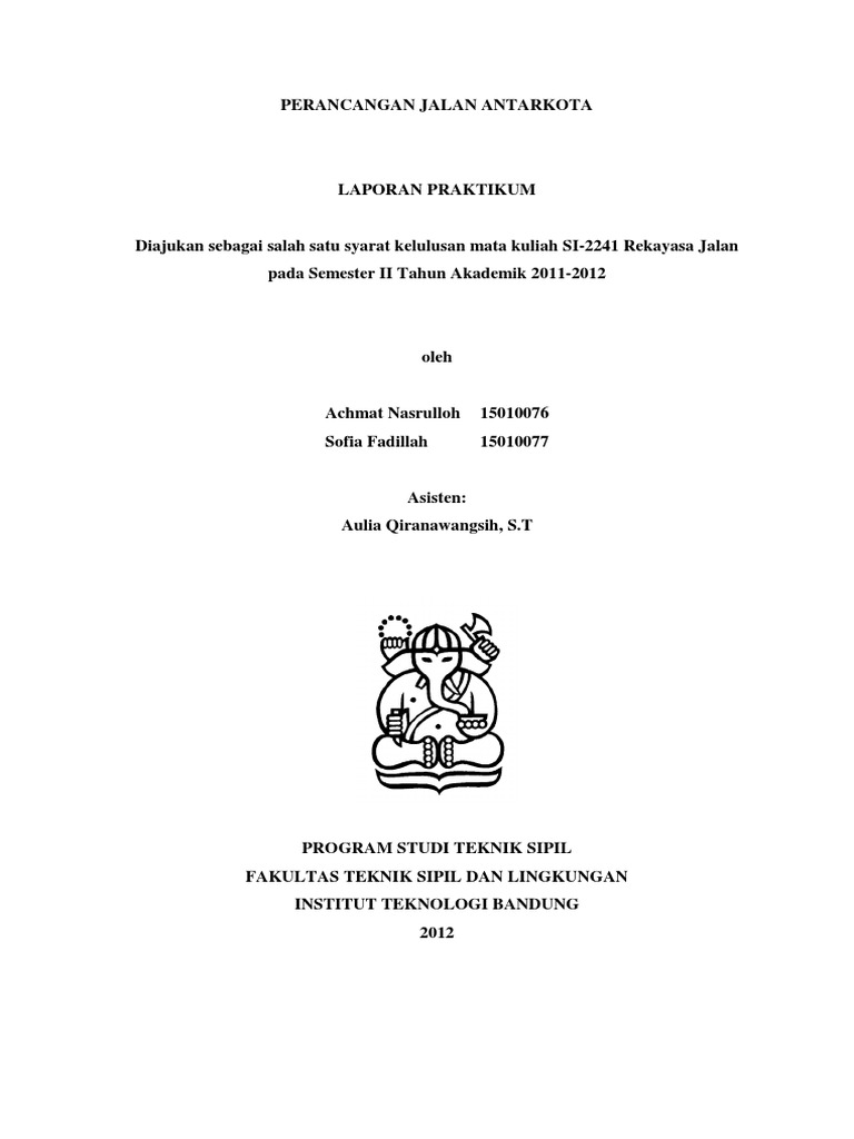 Laporan Tugas Besar Rekayasa Jalan