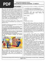 Provão de Ciências Humanas - 1º ano (tarde)