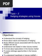 Hedging Strategies