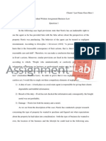 Individual Written Assignment Business Law