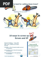 10 Ways To Screw Up With Scrum and XP