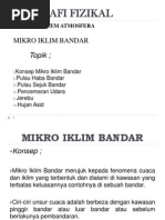 Faktor Mikro Iklim Bandar