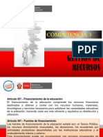 Gestión recursos financieros educación Perú