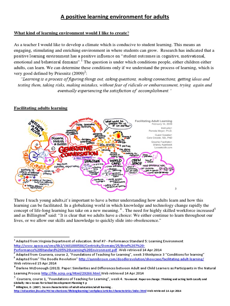 Creating Positive Adult Learning Environments | PDF | Inquiry Based ...
