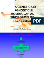 Diagnostic Molecular Talasemii-Studenti 2013