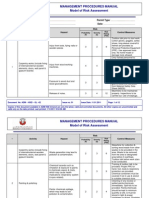 Risk Assessment Procedures Manual