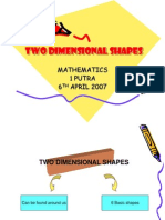 Two Dimensional Shapes: Mathematics 1 Putra 6 APRIL 2007