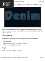 Download Create a Stitched Denim Text Effect in Photoshop - Tuts Design  Illustration Tutorial by Vincent Hampton SN218592405 doc pdf