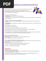 caracteristicas texto dramt