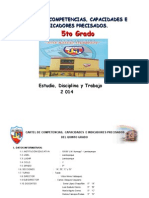 Cartel de Capacidades de 5° Grado - Con Rutas Listooooooooo