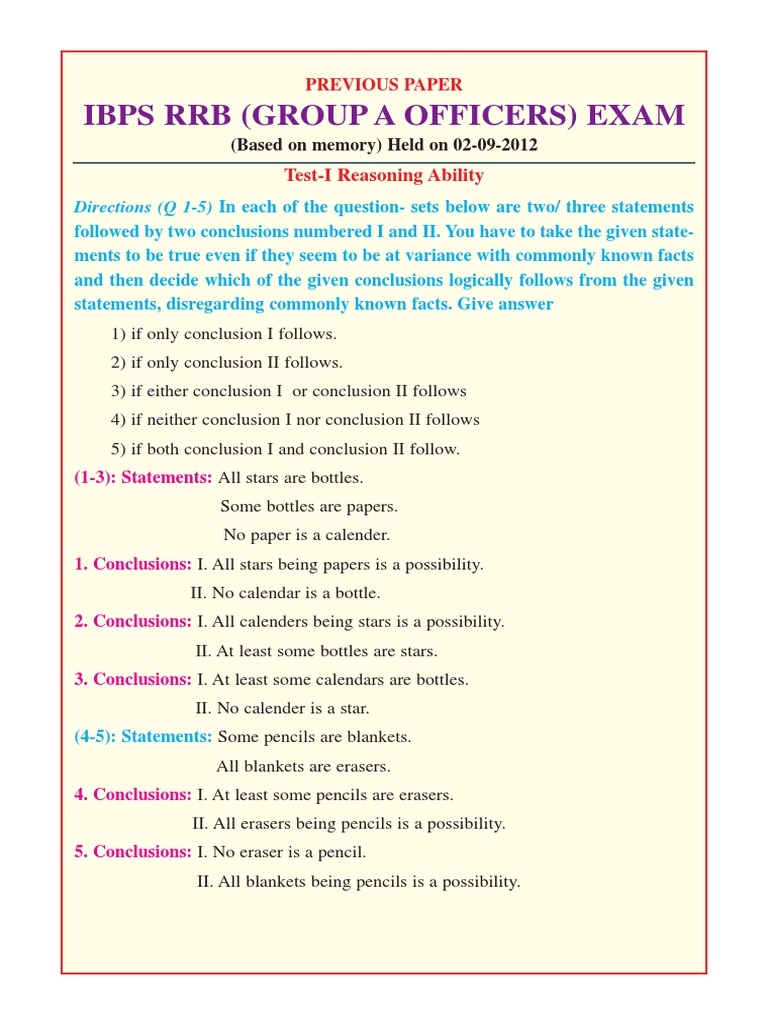 IBPS RRB Previous Year Paper Analysis | PDF | International Monetary ...