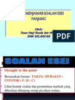 Strategi Menjawab Soalan Esei Panjang