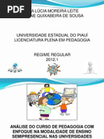 EDUCAÇÃO A DISTANCIA X PRESENCIAL