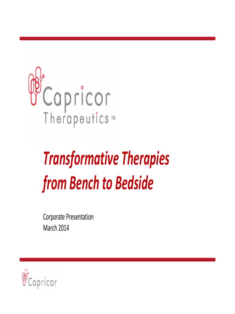 CAPR ARM Investor Day | PDF | Hematopoietic Stem Cell Transplantation ...