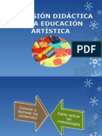 Exposicion Dimension Didactica de La Educacion Artística