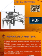 Historia de La Anestesia-Rojo - ppt-2012