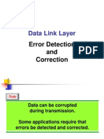 Data Link Layer Error Detection and Correction